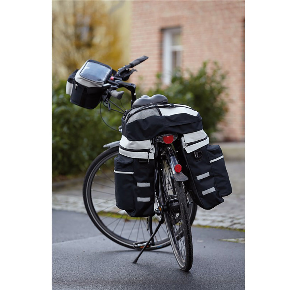 Fahrradtasche Set 3tlg für Gepäckträger inkl.Rucksack