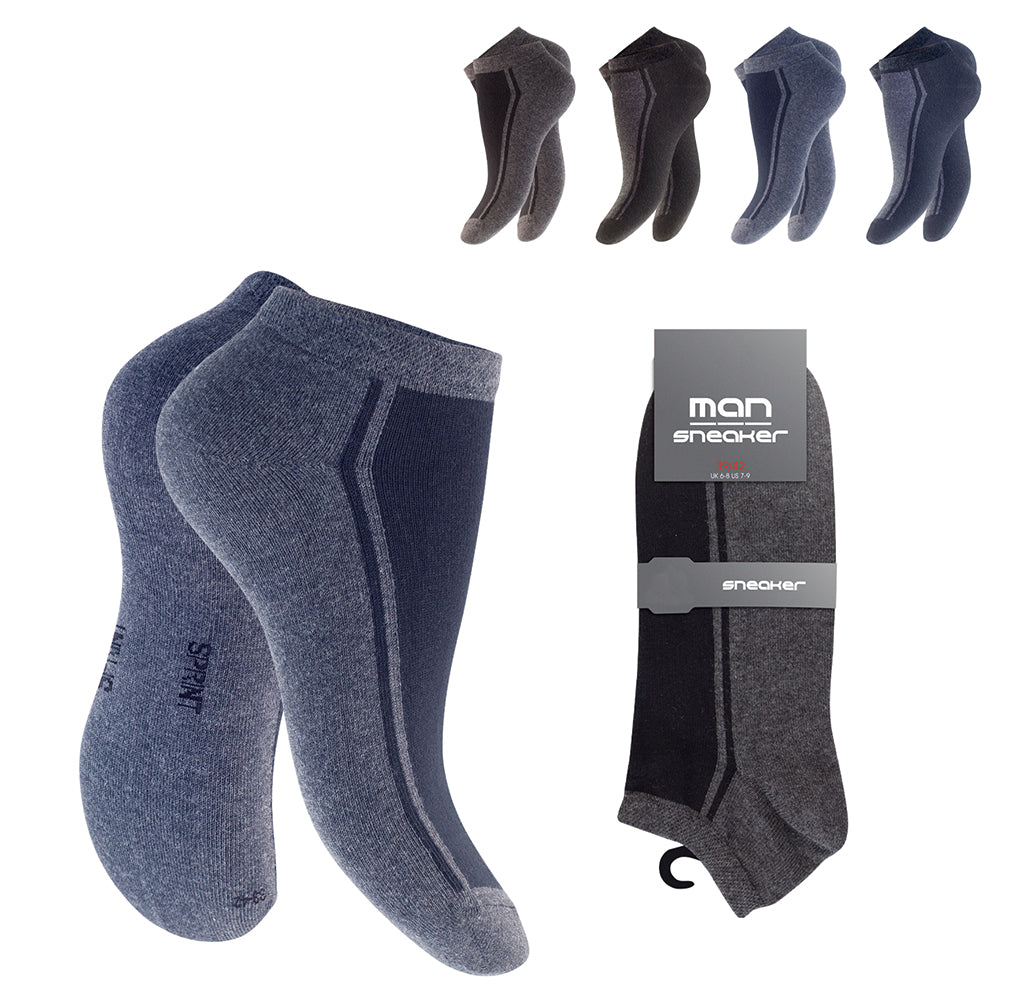 Herren-Sneaker Herrensocken blau schwarz