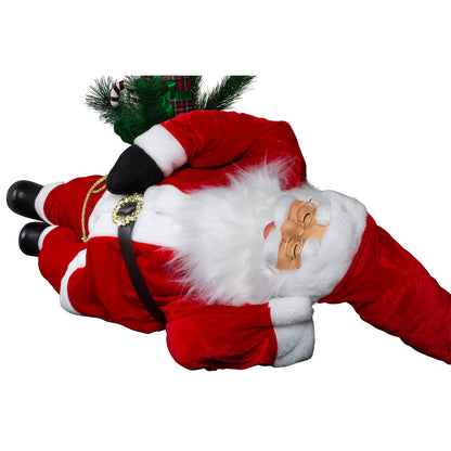 Schnarchender XXL Weihnachtsmann 120cm mit Animation